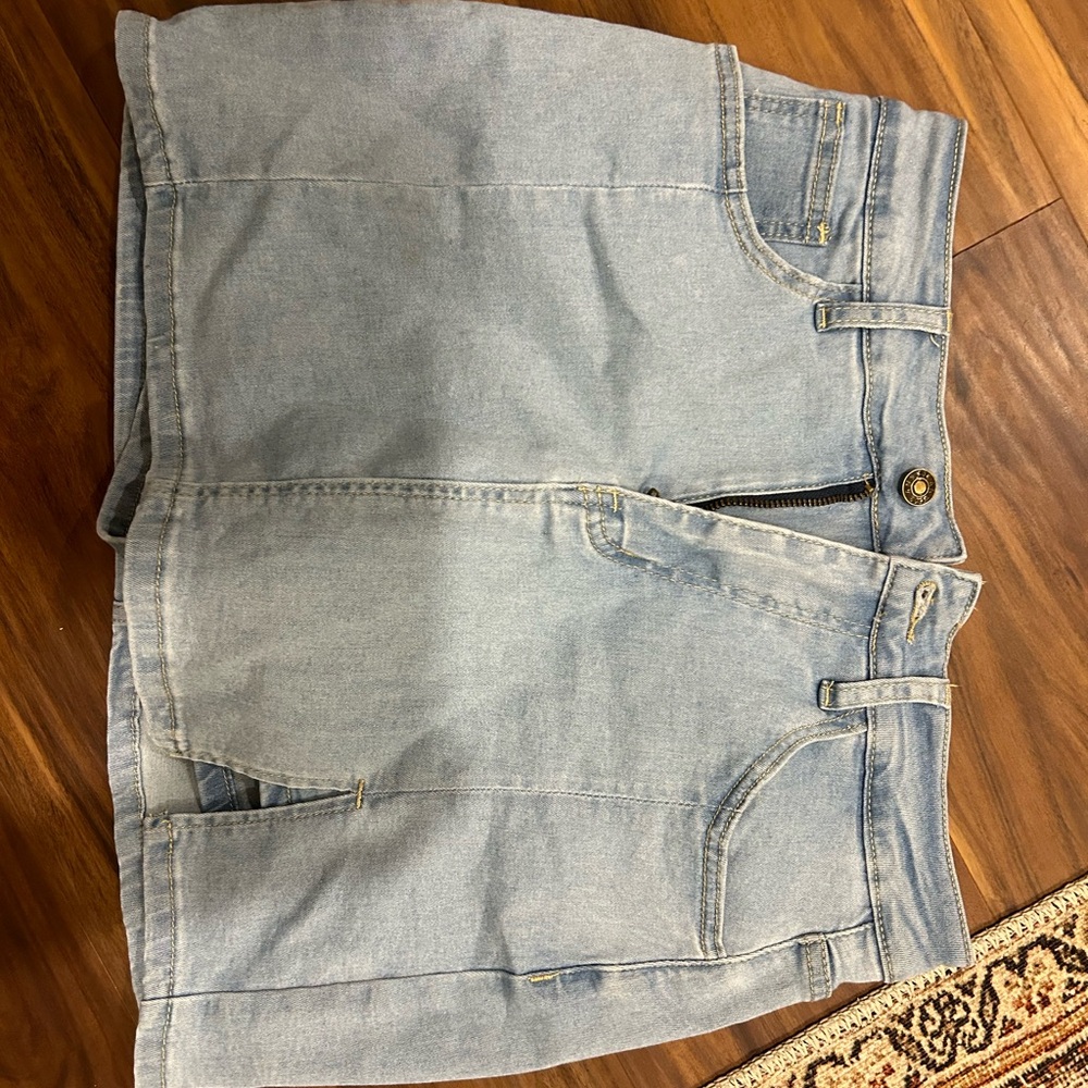 Denim Mini Skirt